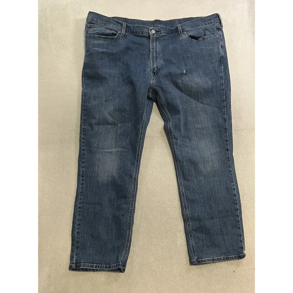 Levi's 541 Athletic Taper Jeans Men's Size 46x32 (Fits 43x29) Blue Denim Stretch